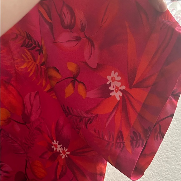 Vintage Magenta Hawaiian Shirt - Picture 4 of 5